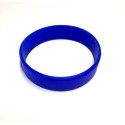 Pulsera silicona azul tamaño S - 15 cm.