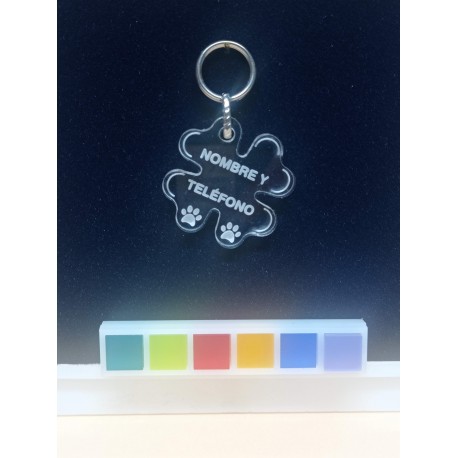 Identificación MASCOTAS - METACRILATO -