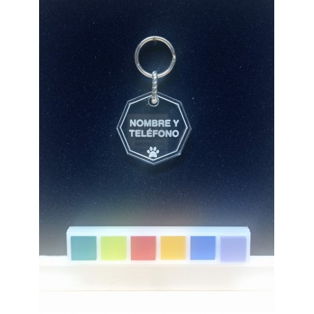 Identificación MASCOTAS - METACRILATO -