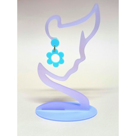 Pendiente de Metacrilato color Pastel